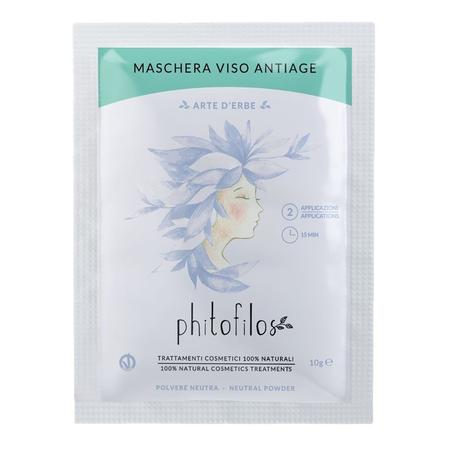 Phitofilos MASCHERA VISO ANTIAGE Vegan Ok 100% Naturale
