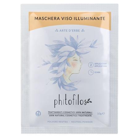 Phitofilos MASCHERA VISO ILLUMINANTE Vegan Ok 100% Naturale