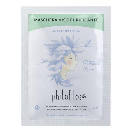 Phitofilos MASCHERA VISO PURIFICANTE Vegan Ok 100% Naturale