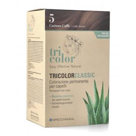 TRICOLOR CLASSIC Tinta 5 CASTANO CAFFE' 232ml Colorazione Permanente
