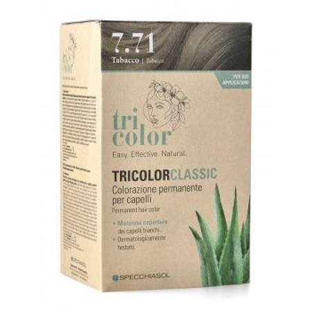 TRICOLOR CLASSIC Tinta 7.71 TABACCO 232ml Colorazione Permanente
