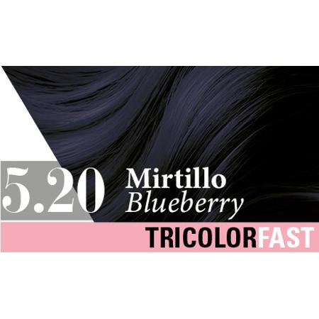 TRICOLOR FAST Tinta 5.20 MIRTILLO 232ml Colorazione Rapida