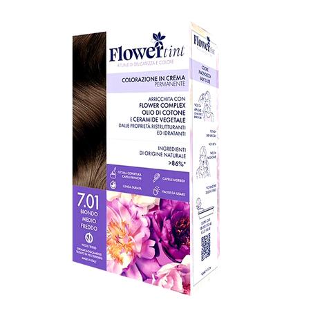 Flower Tint -Tinta permanente - 7.01 Biondo Medio Freddo