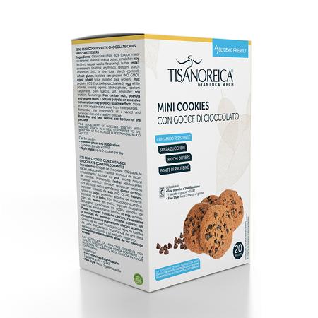 Mini Cookies Vaniglia e Gocce di Cioccolato - Glycemic Friendly 250 g