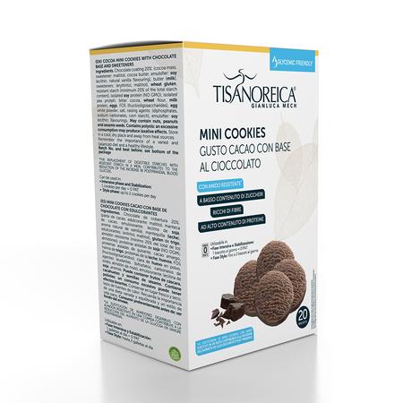Mini Cookies Cacao con base Cioccolato - Glycemic Friendly 250 g