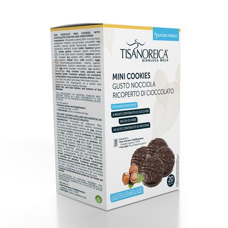 Mini Cookies Nocciola ricoperto di Cioccolato - Glycemic Friendly 250 g